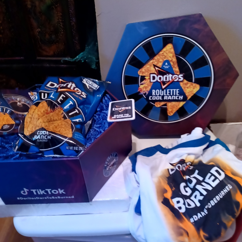 Very rare Tiktok influencer doritos box